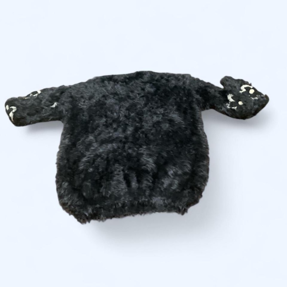 Floral Patterned Fuzzy Sweater - Picture 3 of 4